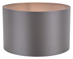Dar Lighting Lyris Grey Cotton Drum Shade 35cm