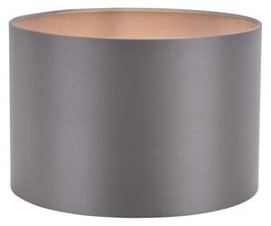 Dar Lighting Lyris Grey Cotton Drum Shade 30cm