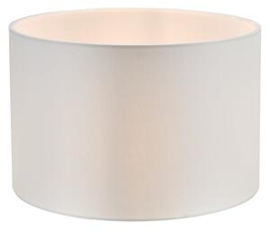 Dar Lighting Lyris Ivory Cotton Drum Shade 30cm