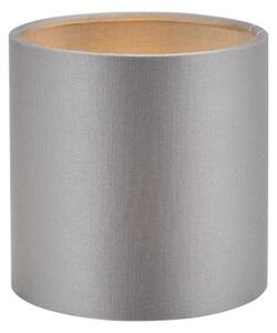Dar Lighting Lyris Grey Cotton Drum Shade 12cm
