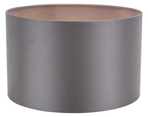Dar Lighting Lyris Grey Cotton Drum Shade 40cm