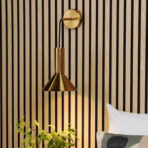 Dar Lighting Ragnar Ceiling Pendant Or Wall Light In Natural Brass Finish