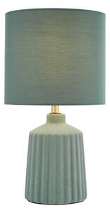 Dar Wisebuys Chloris Small Table Lamp In Green With Shade