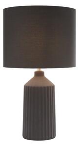 Dar Wisebuys Chloris Large Table Lamp In Grey With Shade