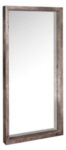 Dar Wisebuys Rocco Rectangle Mirror In Distressed Concrete Effect Veneer