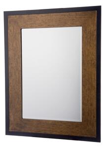 Laura Ashley Cara Rectangular Mirror In Mottled Bronze And Black Finish 93x73cm