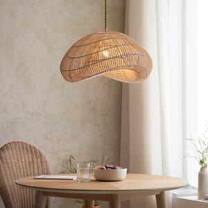 Endon 109203 Misra Natural Rattan Easy Fit Ceiling Light