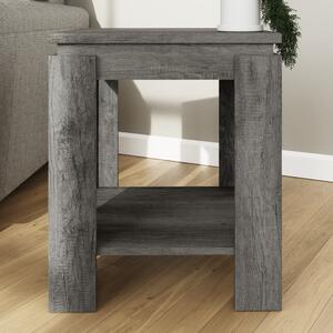 Caister Wooden Lamp Table - Charcoal Grey