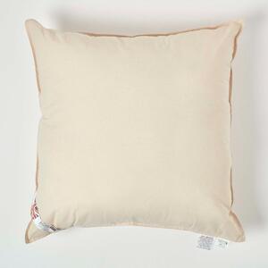 Homescapes Organic Cotton Cushion Pad Insert, 60 x 60 cm (24 x 24")