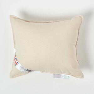 Homescapes Organic Cotton Cushion Pad Insert, 35 x 30 cm (14 x 12")