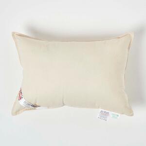 Homescapes Organic Cotton Cushion Pad Insert, 50 x 35 cm (20 x 14")