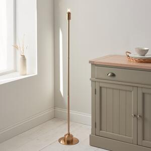 Endon 110460 Burley Rechargeable Floor Lamp In Brushed Aged Brass