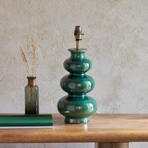 Endon 111256 Monroe Table Lamp Base In Gloss Green Reactive Glaze