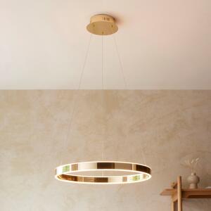 Endon 110957 Gen LED Ceiling Pendant Light In French Gold With Frosted Acrylic Diffuser