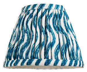 Endon 111300 Ripple Tapered Lamp Shade 16 cm In Marlin Blue