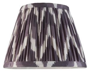 Endon 111323 Zigzag Tapered Lamp Shade 20 cm In Pearl Grey