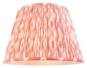 Endon 111342 Ikat Tapered Lamp Shade 40 cm Coral Pink