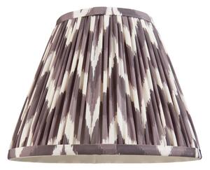 Endon 111324 Zigzag Tapered Lamp Shade 25 cm In Pearl Grey