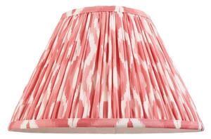 Endon 111340 Ikat Tapered Lamp Shade 30 cm Coral Pink