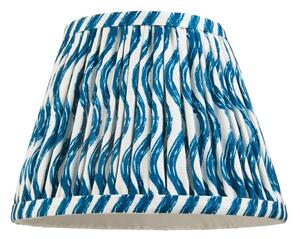 Endon 111301 Ripple Tapered Lamp Shade 20 cm In Marlin Blue