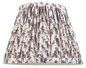 Endon 111295 Leaf Tapered Lamp Shade 20 cm In Pearl Grey