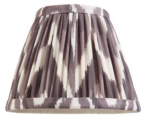 Endon 111322 Zigzag Tapered Lamp Shade 16 cm In Pearl Grey