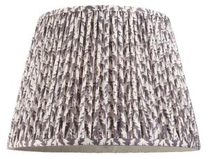 Endon 111299 Leaf Tapered Lamp Shade 40 cm In Pearl Grey