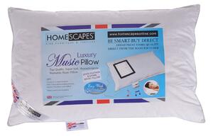 Homescapes Duck Feather and Down Music Pillow With Speaker