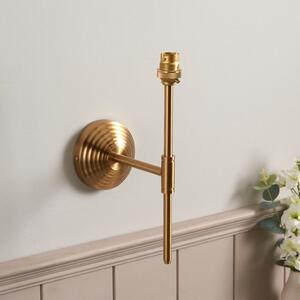 Endon 115066 Obelisk T Bar Wall Light In Aged Brass Finish