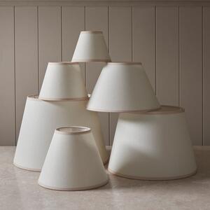 Endon 113174 Ivy Tapered Lamp Shade 16 cm In Vintage White Cotton Mix