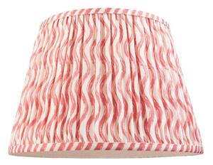 Endon 113060 Ripple Tapered Lamp Shade 35 cm In Coral Pink
