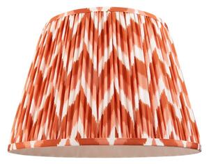 Endon 113075 Zigzag Tapered Lamp Shade 40 cm In Apricot Orange