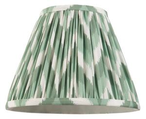 Endon 113066 Zigzag Tapered Lamp Shade 25 cm In Cotswold Green