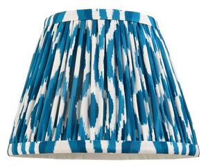 Endon 113089 Ikat Tapered Lamp Shade 20 cm In Marlin Blue