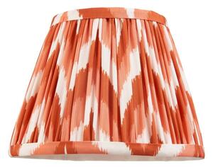 Endon 113071 Zigzag Tapered Lamp Shade 20 cm In Apricot Orange