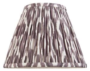 Endon 113084 Ikat Tapered Lamp Shade 25 cm In Pearl Grey