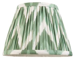 Endon 113065 Zigzag Tapered Lamp Shade 20 cm In Cotswold Green
