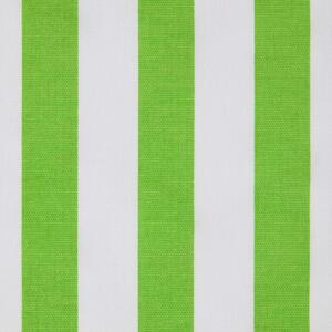 Homescapes Pure Cotton Green Thick Stripes Curtain Fabric Material