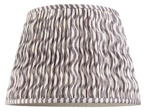 Endon 112929 Ripple Tapered Lamp Shade 40 cm In Pearl Grey Finish