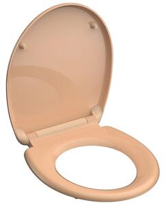 SCHÜTTE Duroplast Toilet Seat with Soft-Close Quick Release BEIGE