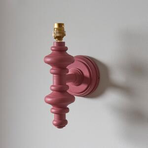 Endon 111622 Carnaby 1lt Wall Light In Satin Pink Clay