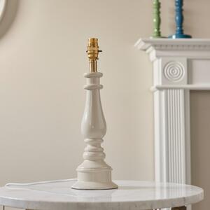 Endon 112166 Myrtle Table Lamp Base In Almond White Finish