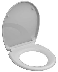 SCHÜTTE Duroplast Toilet Seat with Soft-Close Quick Release GREY