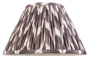 Endon 111325 Zigzag Tapered Lamp Shade 30 cm In Pearl Grey