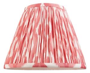 Endon 111339 Ikat Tapered Lamp Shade 25 cm Coral Pink