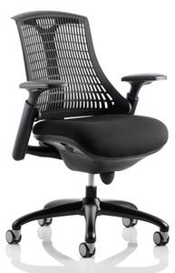 Flex Task Office Chair In Black Frame With Black Back