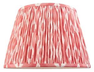 Endon 111341 Ikat Tapered Lamp Shade 35 cm Coral Pink