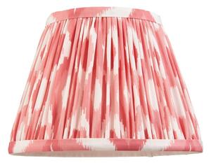 Endon 111338 Ikat Tapered Lamp Shade 20 cm Coral Pink