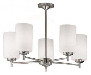 Franklite CO9305/727 Decima 5 Light Pendant Ceiling Light