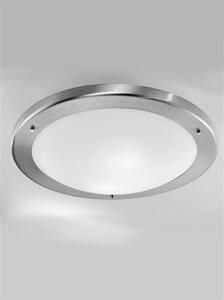 Franklite CF1221 Flush Bathroom Light in Satin Nickel